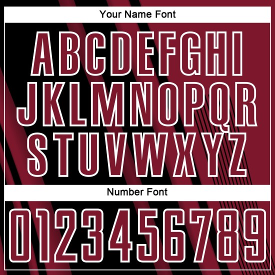 Maillot de sport sublimé Crimson, uniforme de football personnalisé, noir et blanc