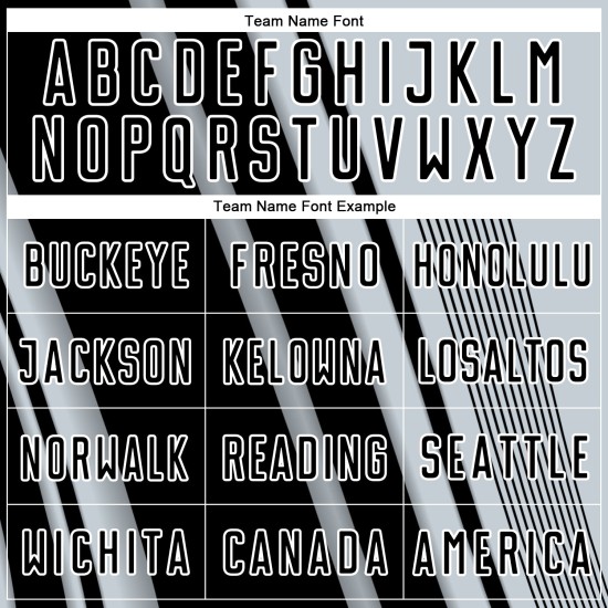 Maillot de football personnalisé à sublimation, uniforme sportif, lignes noires et blanches, argent