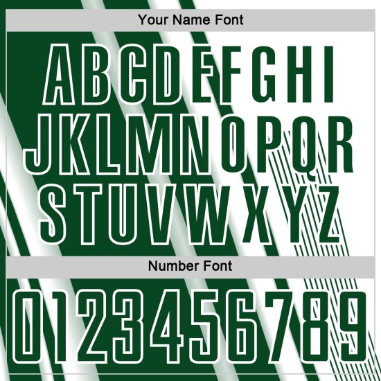 Maillot de football vert à sublimation, lignes personnalisées, sport, blanc