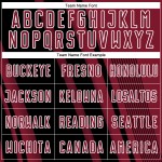 Maillot de sport sublimé Crimson, uniforme de football personnalisé, noir et blanc