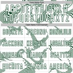 Maillot de football blanc vert à lignes personnalisées, uniforme de sublimation