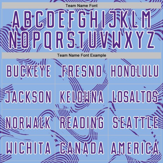 Maillot de football violet et blanc à sublimation bleue et courbe personnalisée