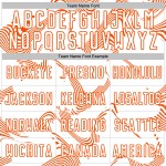 Maillot de football blanc à sublimation orange Custom Lines Curve Maillot de football blanc à sublimation orange Custom Lines Curve