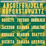 Maillot Kelly Or-Blanc Uniforme Lignes Sublimation Personnalisé Sports Curve Soccer Vert Maillot Kelly Or-Blanc Uniforme Lignes Sublimation Personnalisé Sports Curve Soccer Vert