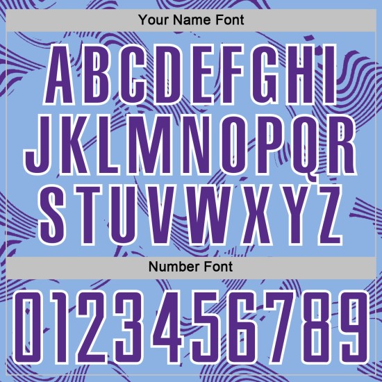 Maillot de football violet et blanc à sublimation bleue et courbe personnalisée