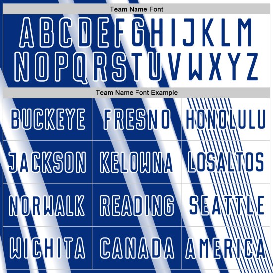 Maillot de sport de football à sublimation, lignes blanches uniformes, personnalisé, royal