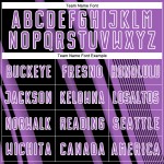 Maillot de sport violet taille M, lignes personnalisées, sublimation, football, noir et blanc