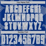 Maillot de football personnalisé gris-blanc Royal Lines Uniforme de sublimation Sports Curve