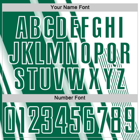 Maillot Kelly sublimé, lignes blanches et vertes, uniforme de football personnalisé