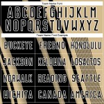 Maillot de football personnalisé Gold Sports noir et blanc, sublimation Vegas Lines Uniform Maillot de football personnalisé Gold Sports noir et blanc, sublimation Vegas Lines Uniform