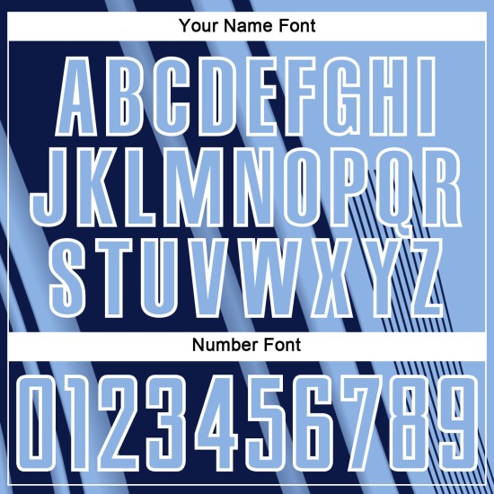 Maillot de football bleu clair personnalisé, uniforme bleu marine et blanc, sublimation sportive