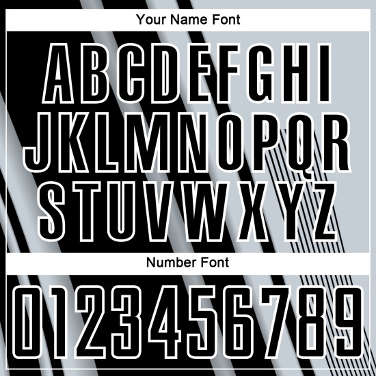 Maillot de football personnalisé à sublimation, uniforme sportif, lignes noires et blanches, argent