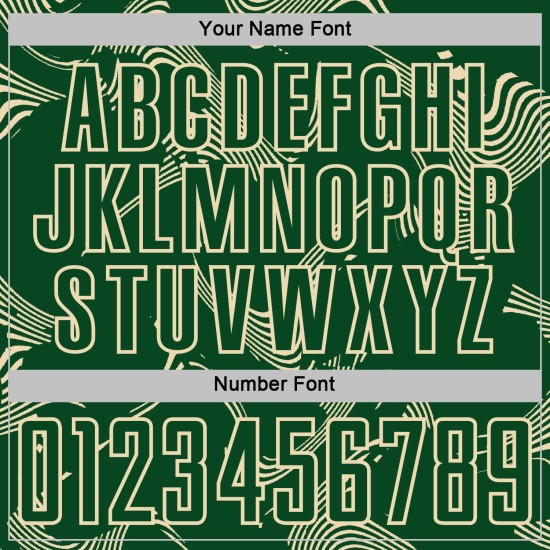 Maillot de football sublimé crème vert sport personnalisé lignes courbes uniforme