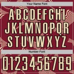 Maillot de football personnalisé à sublimation crème-noir Sports Curve Lines, uniforme cramoisi Maillot de football personnalisé à sublimation crème-noir Sports Curve Lines, uniforme cramoisi