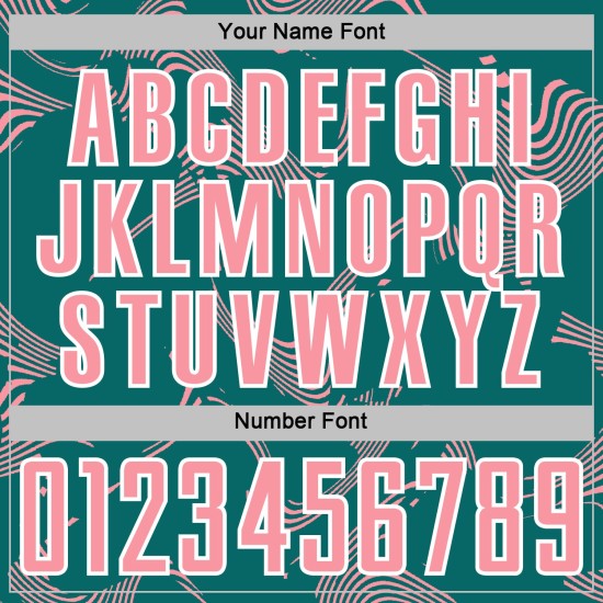 Maillot de sport personnalisé Curve Lines Sublimation Teal Pink-White Medium Soccer