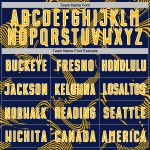 Maillot de football sublimé or-blanc, uniforme bleu marine personnalisé, lignes Sports Curve